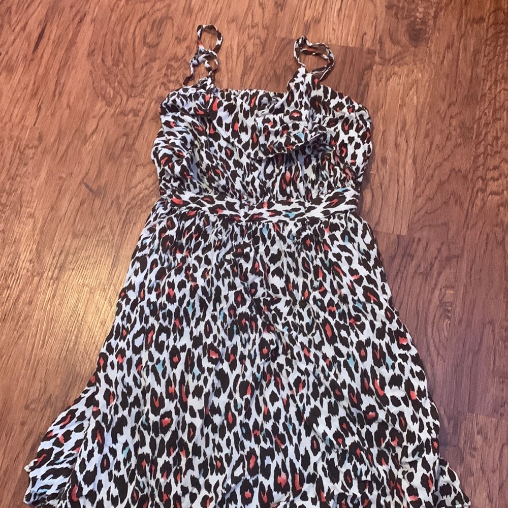 cheetah print dress
